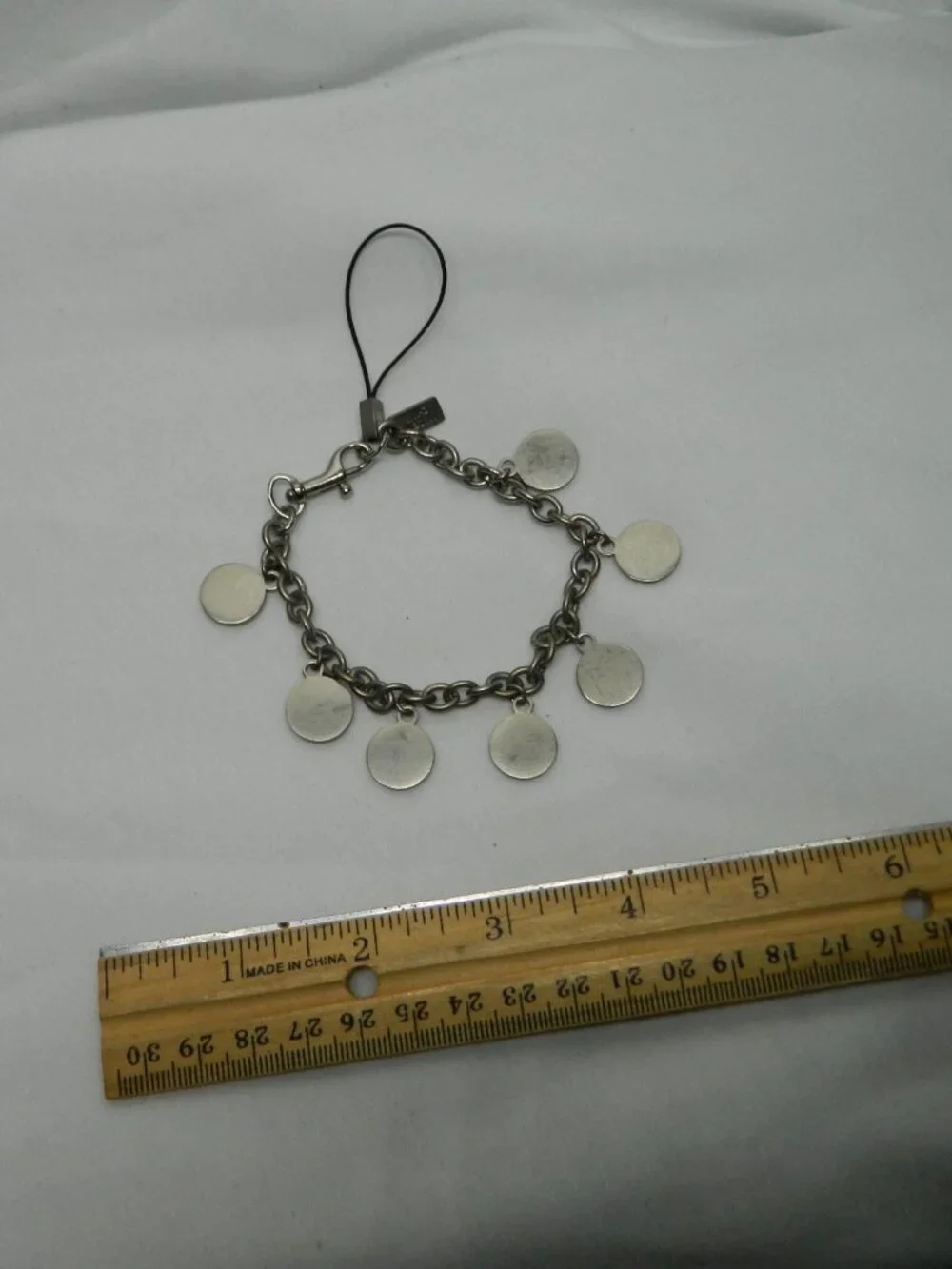 Coach Vintage Cell Phone/Purse Charm/Bracelet EUC!